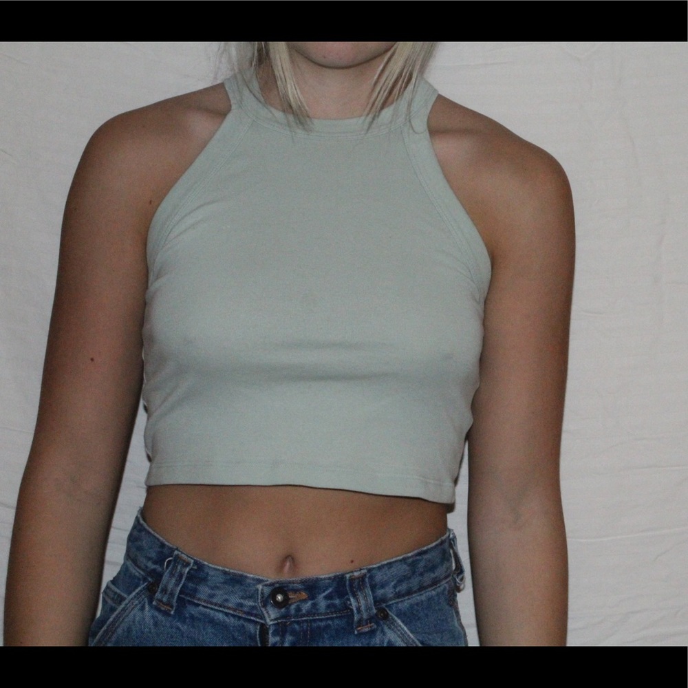 Mint Halter crop top🌱